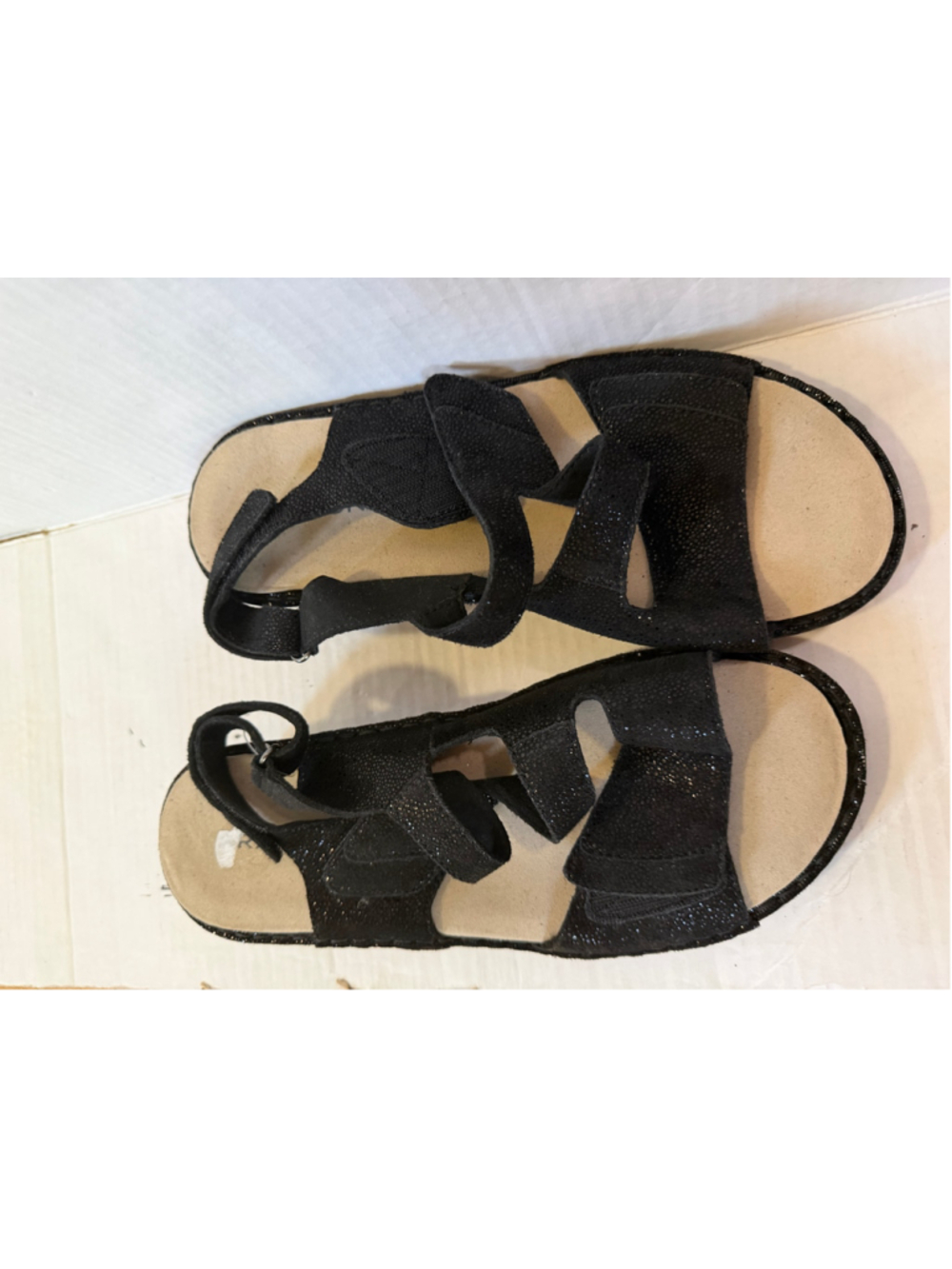 Aravon Black Glitter Mary Jane Slingback Comfort Heels Women’s US 9 Wide - Picture 2 of 9